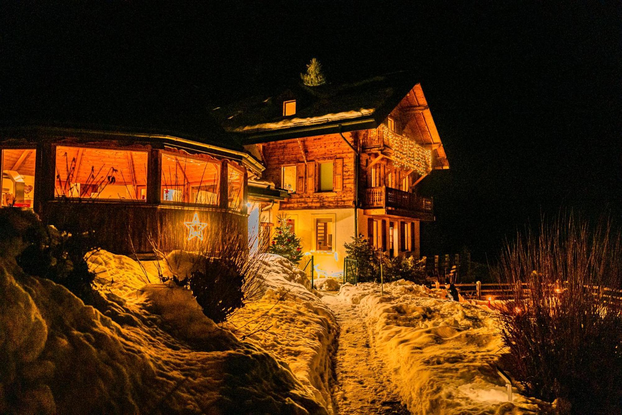 Chalet 4 Saisons Ovronnaz Eksteriør billede