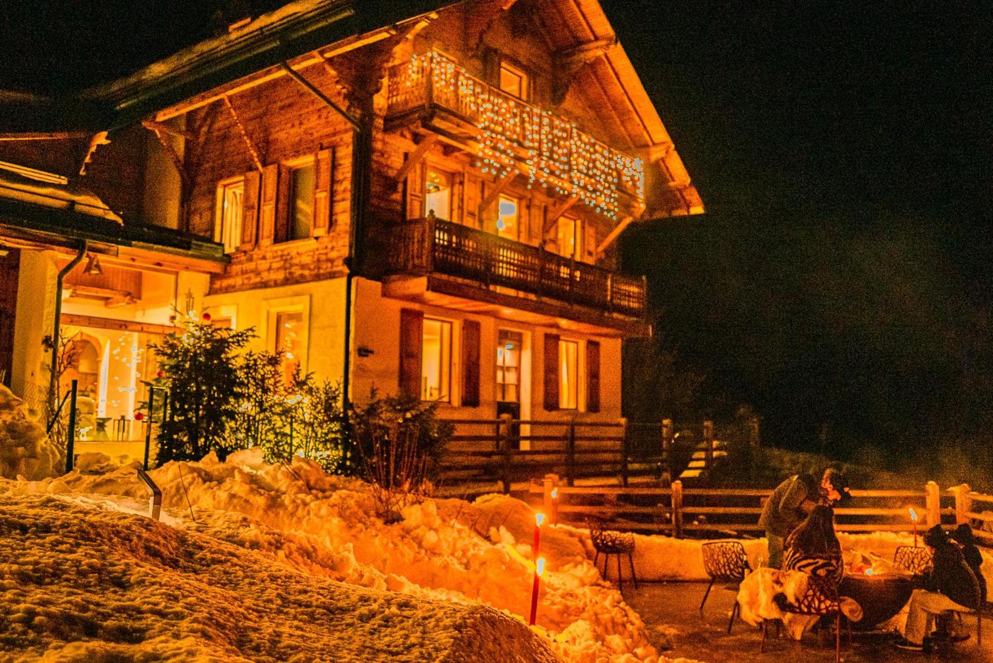 Chalet 4 Saisons Ovronnaz Eksteriør billede